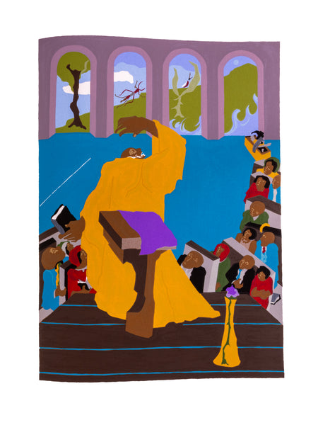 Jacob Lawrence The First Book of Moses Called Genesis Bound Book Featuring 8 Color Screenprints Signed Edition of 400