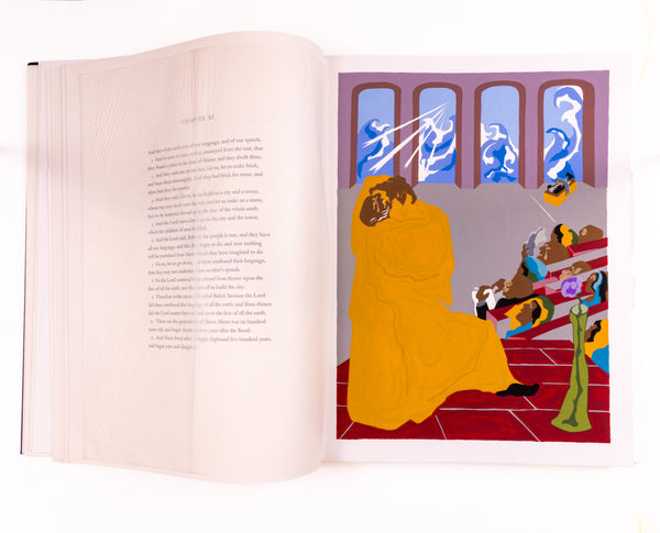 Jacob Lawrence The First Book of Moses Called Genesis Bound Book Featuring 8 Color Screenprints Signed Edition of 400