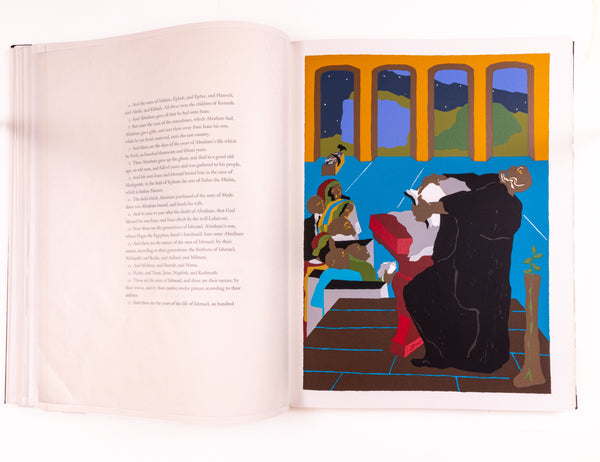 Jacob Lawrence The First Book of Moses Called Genesis Bound Book Featuring 8 Color Screenprints Signed Edition of 400