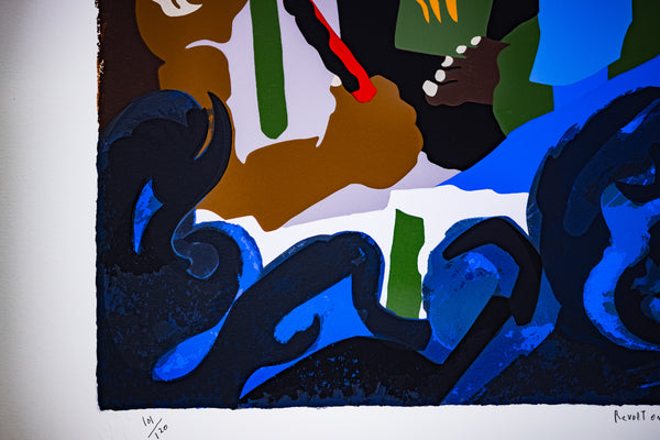 Jacob Lawrence Revolt on the Amistad 1989 Signed Screen-Print Edition of 120
