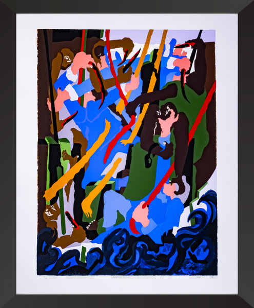 Jacob Lawrence Revolt on the Amistad 1989 Signed Screen-Print Edition of 120