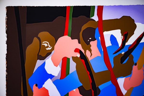 Jacob Lawrence Revolt on the Amistad 1989 Signed Screen-Print Edition of 120
