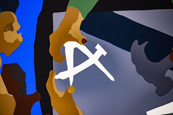 Jacob Lawrence Stained Glass Windows Signed 2000 Screenprint Edition of 135