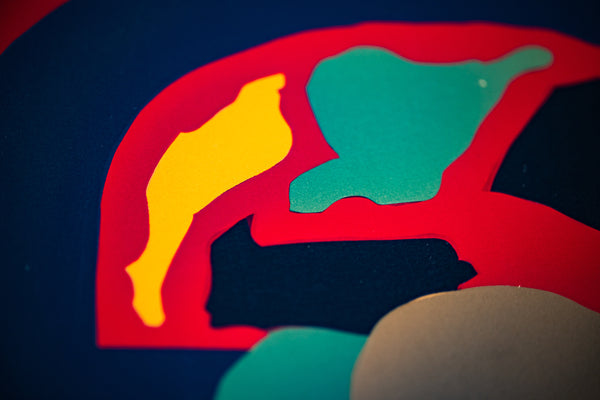 Jacob Lawrence Stained Glass Windows Signed 2000 Screenprint Edition of 135