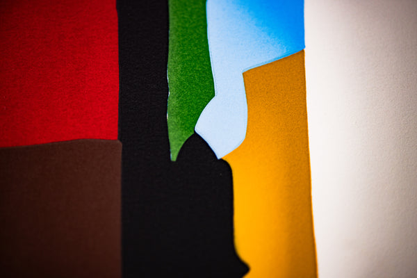 Jacob Lawrence Stained Glass Windows Signed 2000 Screenprint Edition of 135