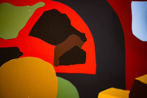 Jacob Lawrence Stained Glass Windows Signed 2000 Screenprint Edition of 135