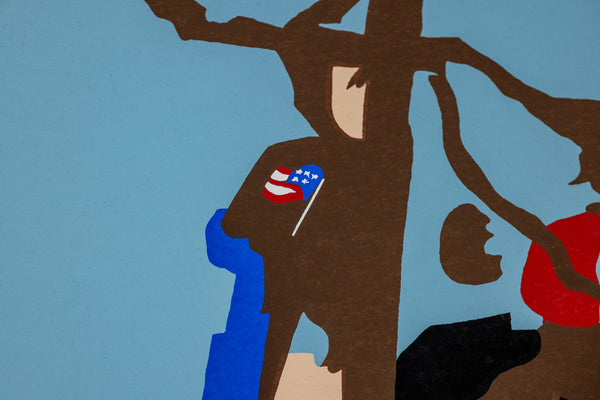 Jacob Lawrence The Swearing In Color Screenprint Signed Edition of 100