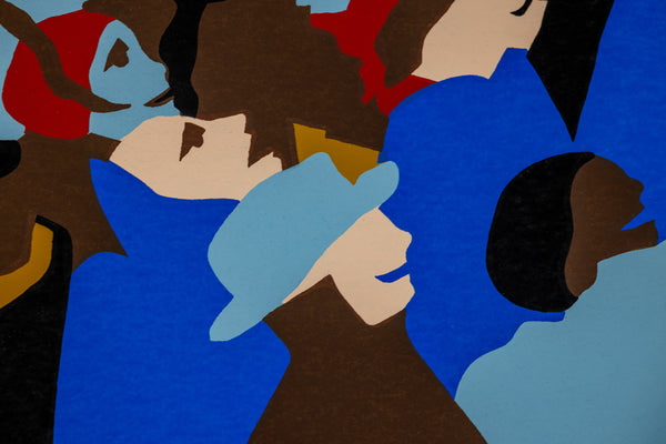 Jacob Lawrence The Swearing In Color Screenprint Signed Edition of 100
