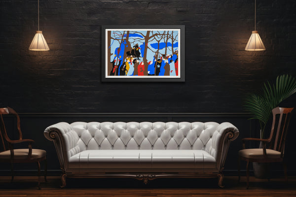 Jacob Lawrence, The Swearing In - Color Screenprint Signed Edition of 100