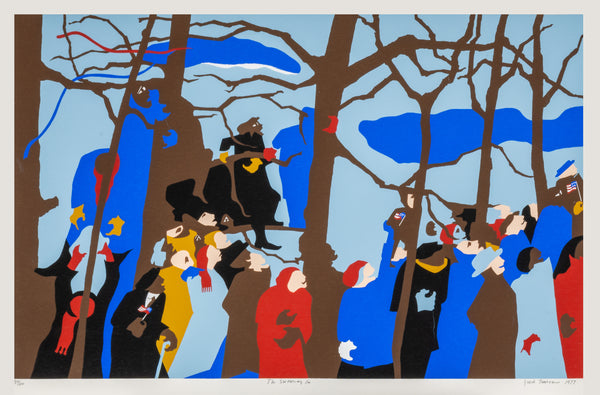 Jacob Lawrence, The Swearing In - Color Screenprint Signed Edition of 100