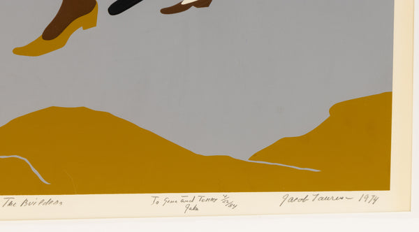 Jacob Lawrence, The Builders (The Family), 1974 Signed Screen-Print