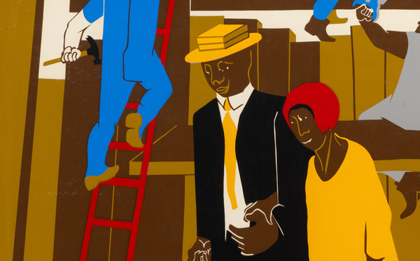 Jacob Lawrence, The Builders (The Family), 1974 Signed Screen-Print