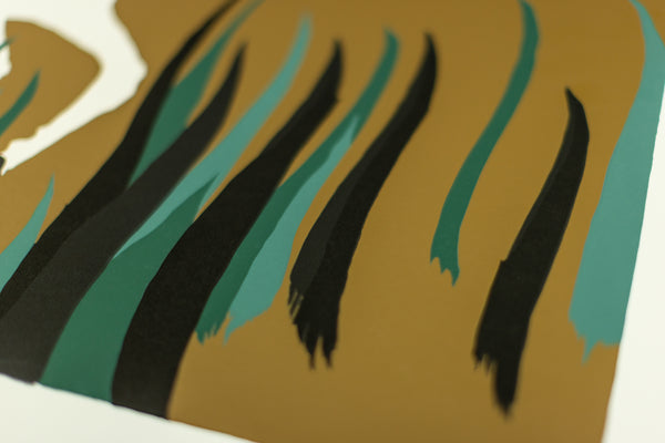 Jacob Lawrence The Opener from The Life of Toussaint L'Ouverture 1997 Signed Screenprint Editon of 125