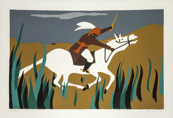 Jacob Lawrence, The Opener, from The Life of Toussaint L'Ouverture - 1997 Signed Screenprint Editon of 125