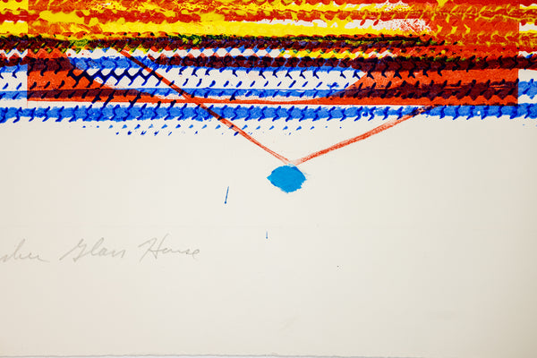 James Rosenquist Window Washer Glass House 1978 Signed Color Etching Edition of 78