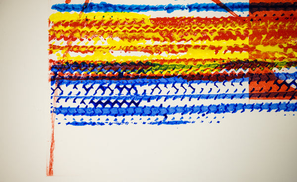 James Rosenquist Window Washer Glass House 1978 Signed Color Etching Edition of 78