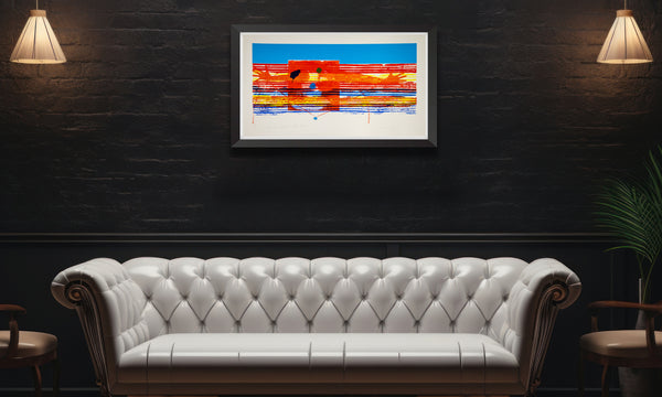 James Rosenquist, Window Washer Glass House - 1978 Signed Color Etching Edition of 78