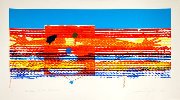 James Rosenquist Window Washer Glass House 1978 Signed Color Etching Edition of 78