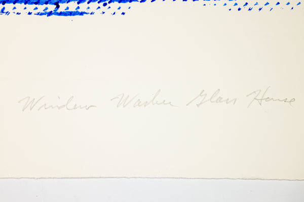 James Rosenquist Window Washer Glass House 1978 Signed Color Etching Edition of 78