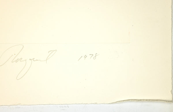 James Rosenquist Window Washer Glass House 1978 Signed Color Etching Edition of 78