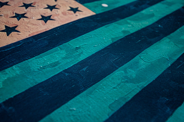 Jasper Johns Flag (Moratorium) 1969 Numbered and Signed Color Lithograph