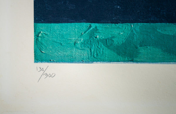 Jasper Johns Flag (Moratorium) 1969 Numbered and Signed Color Lithograph