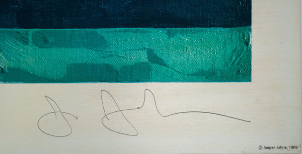 Jasper Johns Flag (Moratorium) 1969 Numbered and Signed Color Lithograph