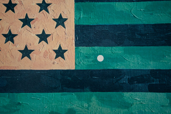 Jasper Johns Flag (Moratorium) 1969 Numbered and Signed Color Lithograph