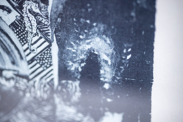 Jasper Johns Summer (Blue) Lithograph in Colors Signed Print Edition of 225