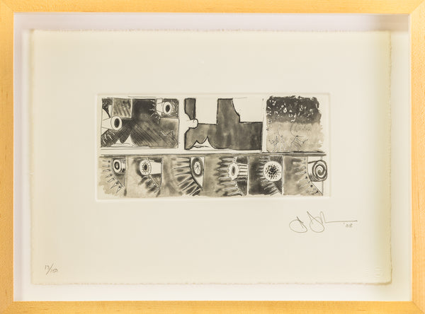 Jasper Johns, Untitled (from The Artists for Obama Portfolio), 2008 Signed Etching Edition of 150