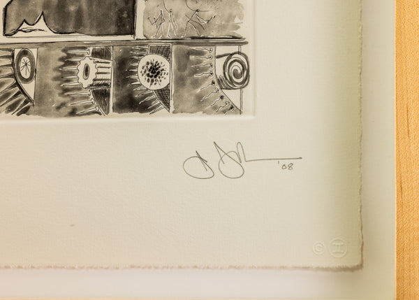Jasper Johns, Untitled (from The Artists for Obama Portfolio), 2008 Signed Etching Edition of 150