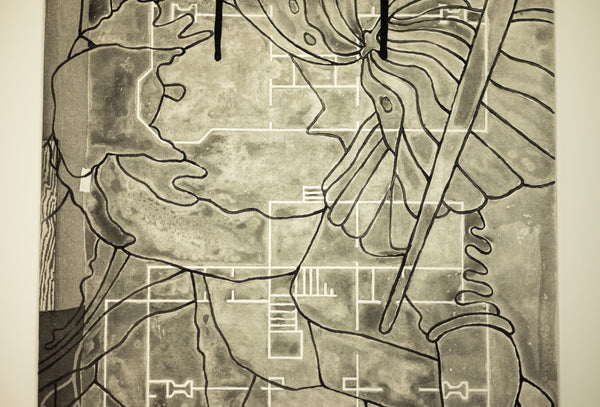 Jasper Johns Untitled from The Geldzahler Portfolio, 1998 Etching Signed Edition of 75