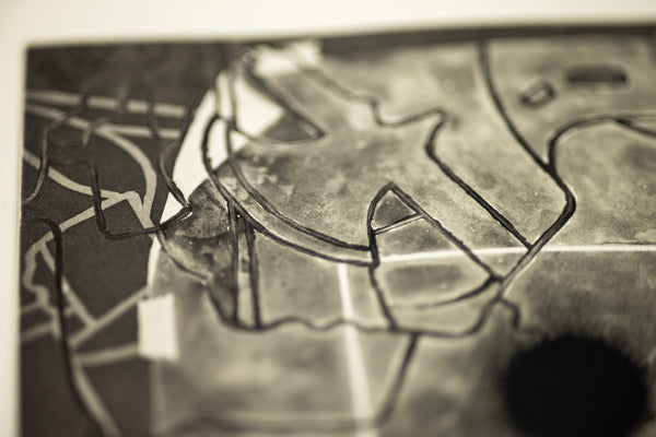 Jasper Johns Untitled from The Geldzahler Portfolio, 1998 Etching Signed Edition of 75