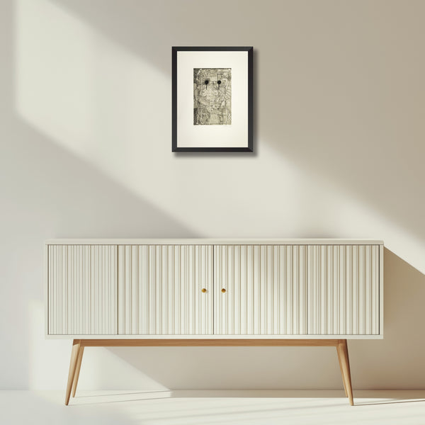 “Untitled” (1998) by Jasper Johns is an original etching from The Geldzahler Portfolio, published by Gemini G.E.L.