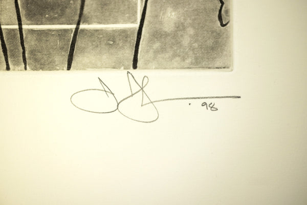 Jasper Johns Untitled from The Geldzahler Portfolio, 1998 Etching Signed Edition of 75