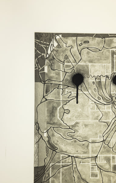 Jasper Johns Untitled from The Geldzahler Portfolio, 1998 Etching Signed Edition of 75