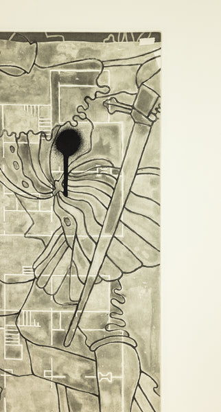 Jasper Johns Untitled from The Geldzahler Portfolio, 1998 Etching Signed Edition of 75