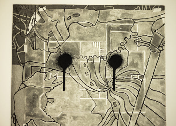 Jasper Johns Untitled from The Geldzahler Portfolio, 1998 Etching Signed Edition of 75