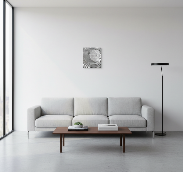 Jesus Rafael Soto Spiral from the Sotomagie Series 1967 Mixed Media Kinetic Sculpture Edition of 100