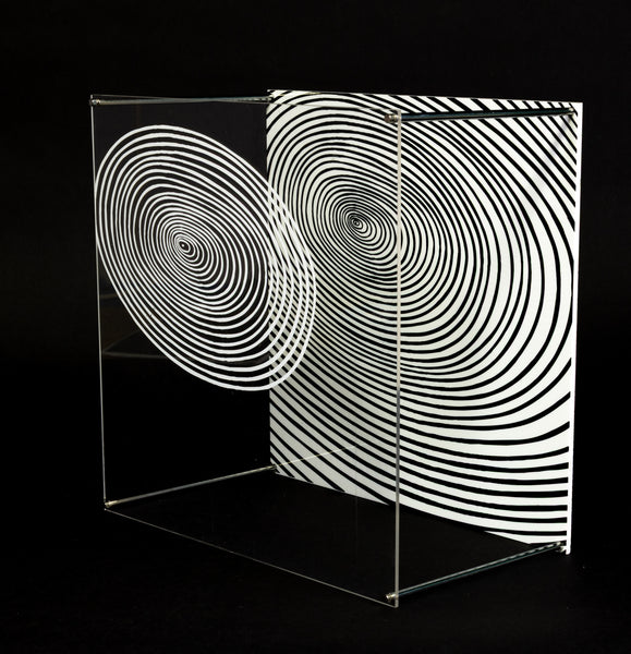 Jesus Rafael Soto Spiral from the Sotomagie Series 1967 Mixed Media Kinetic Sculpture Edition of 100