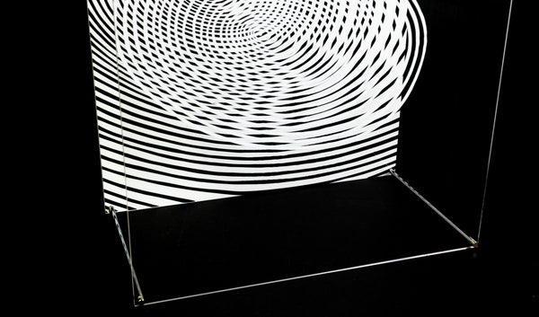 Jesus Rafael Soto Spiral from the Sotomagie Series 1967 Mixed Media Kinetic Sculpture Edition of 100