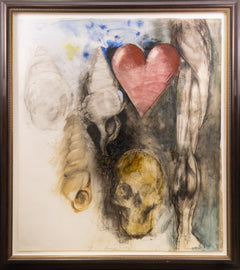 Jim Dine, Original Painting Atheism VII 1986