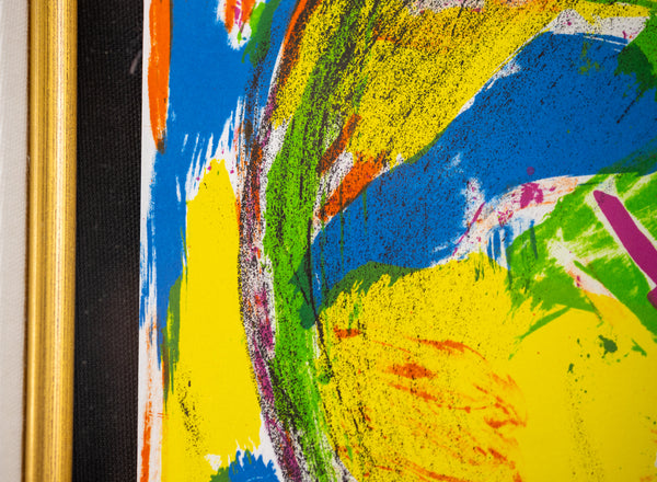 Jim Dine The Blue Heart Signed Lithograph in Color on BFK Rives Edition of 200