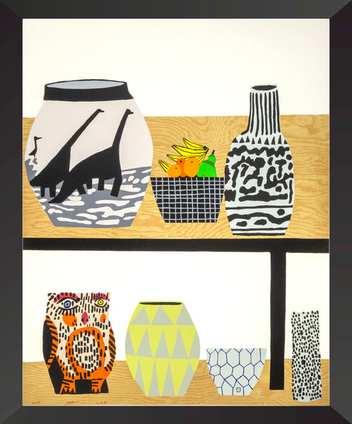 Jonas Wood, Shelf Still Life, 2018 Signed Screenprint Edition of 80