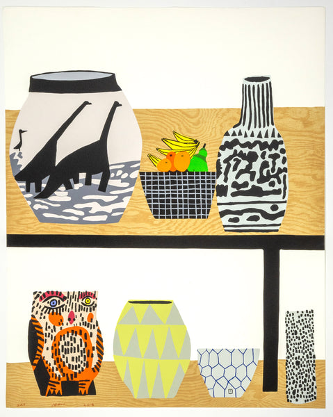 Jonas Wood Shelf Still Life 2018 Signed Screenprint Edition of 80