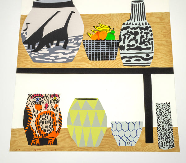 Jonas Wood Shelf Still Life 2018 Signed Screenprint Edition of 80