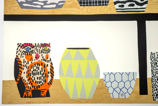 Jonas Wood Shelf Still Life 2018 Signed Screenprint Edition of 80