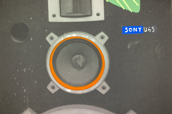 Jonas Wood, Speaker Still Life, lithograph and screenprint in colors on Coventry Rag paper