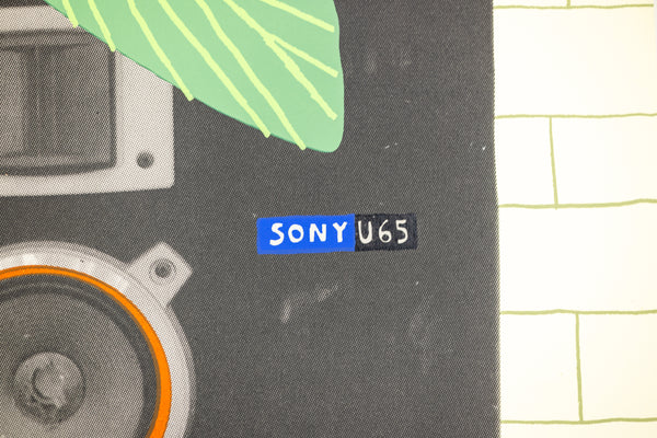 Jonas Wood, Speaker Still Life, lithograph and screenprint in colors on Coventry Rag paper