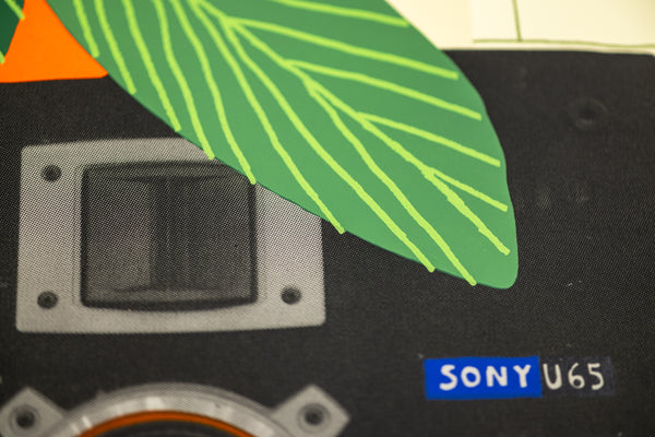 Jonas Wood, Speaker Still Life, lithograph and screenprint in colors on Coventry Rag paper